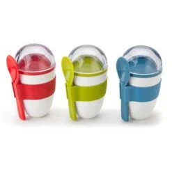 Joie On The Go Yoghurt Beker 3 Assorti -Winkel Voor Keukenapparatuur 101 0158 2 1 1