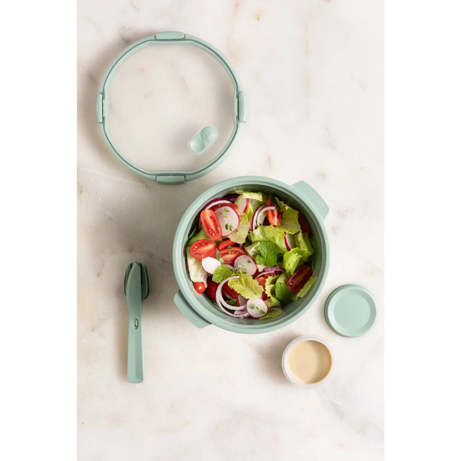 Curver Smart To Go Eco Lunchset Rond 1,6L 5 Curver Smart To Go Eco Lunchset Rond 1,6L - Afbeelding 3