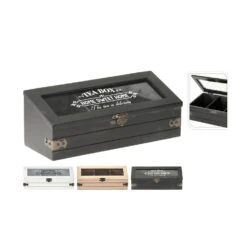 Excellent Houseware Theedoos Hout Met 3 Vakken 11 Excellent Houseware Theedoos Hout Met 3 Vakken -Winkel Voor Keukenapparatuur 101 1395 5 1