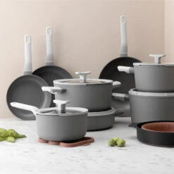 Berghoff Leo Kookpan Met Deksel Ø28 Cm Shadow -Winkel Voor Keukenapparatuur 101 5869 5 1