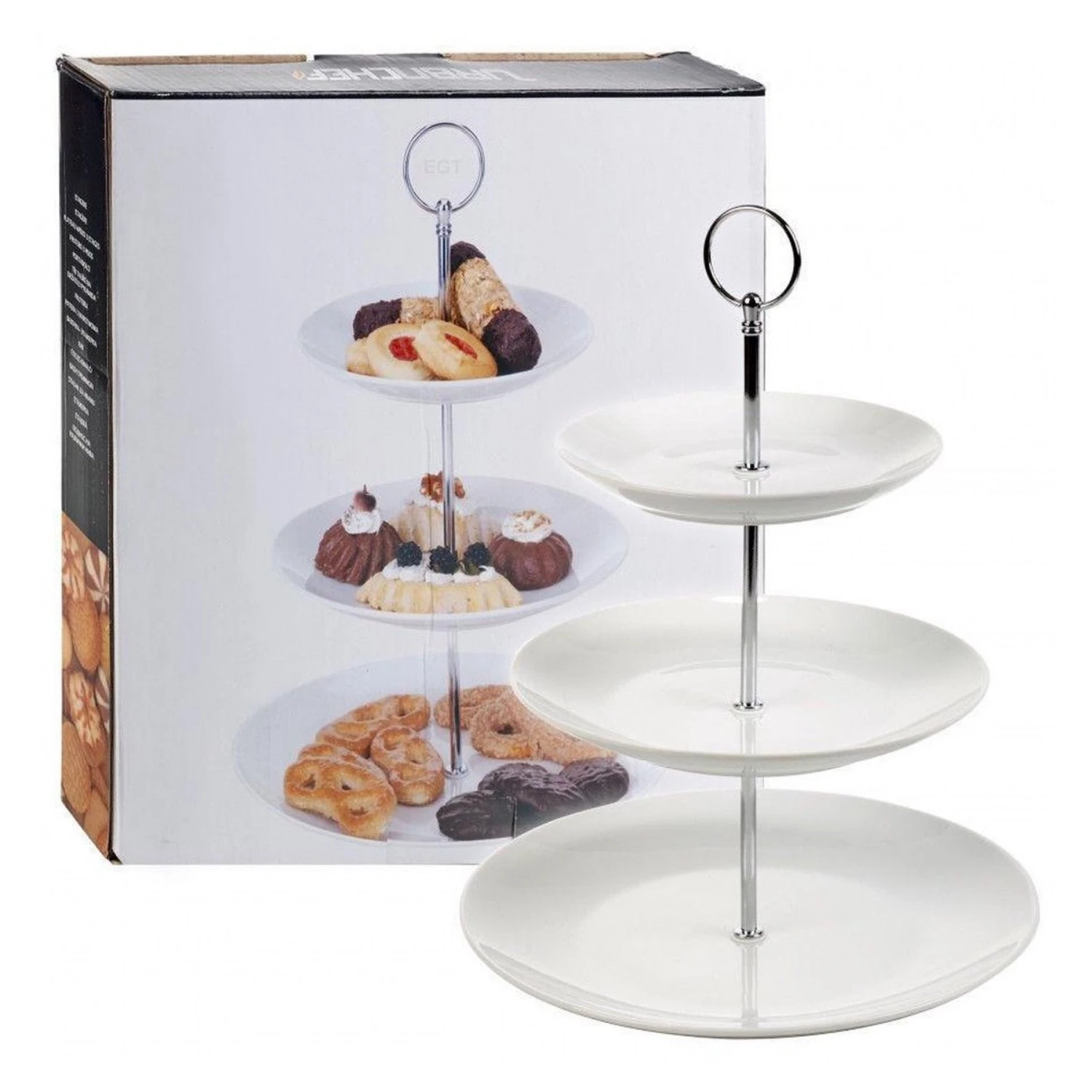 Excellent Houseware Etagere 3-laags 5 Excellent Houseware Etagere 3-laags - Afbeelding 3