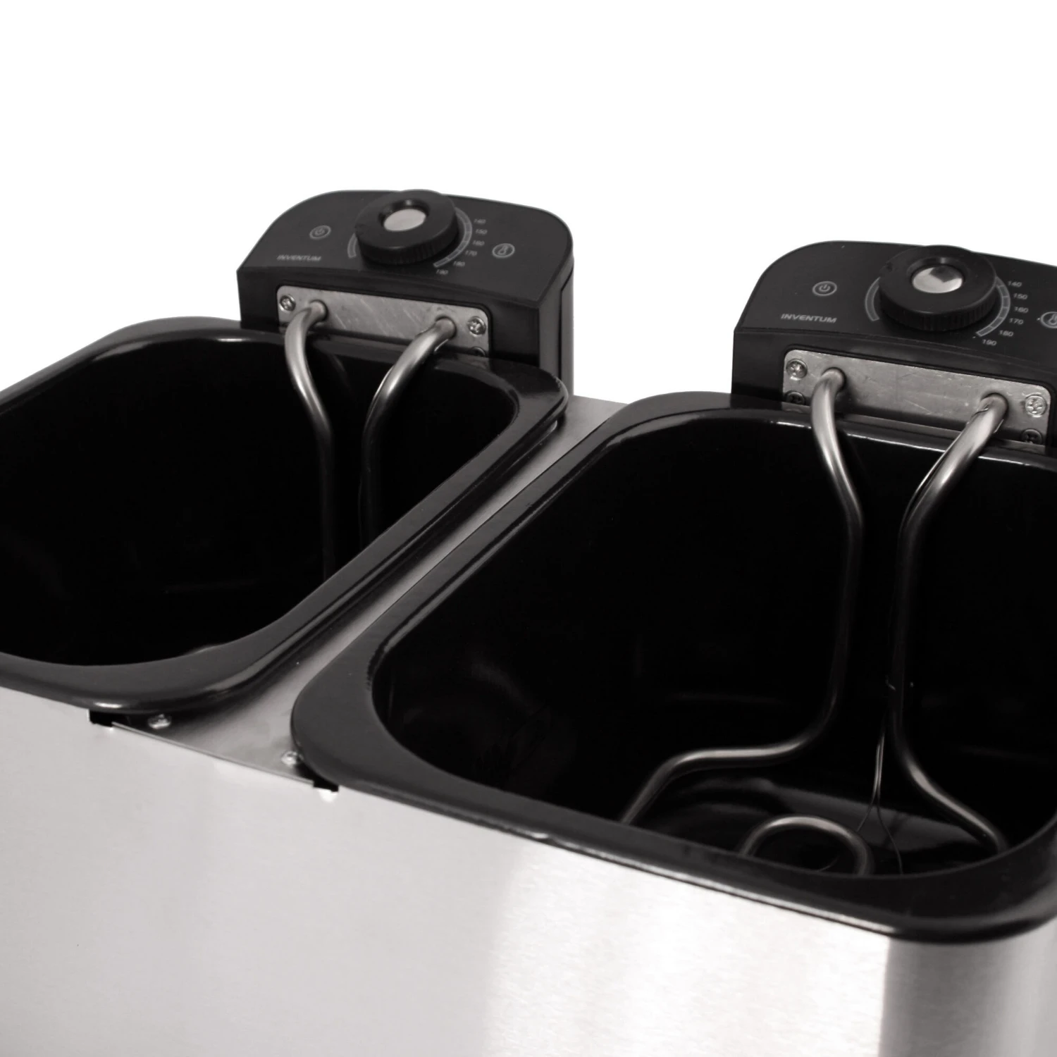 Inventum Friteuse Dubbel GF461 2 X 2,5 L RVS 1800W 4 Inventum Friteuse Dubbel GF461 2 X 2,5 L RVS 1800W - Afbeelding 2