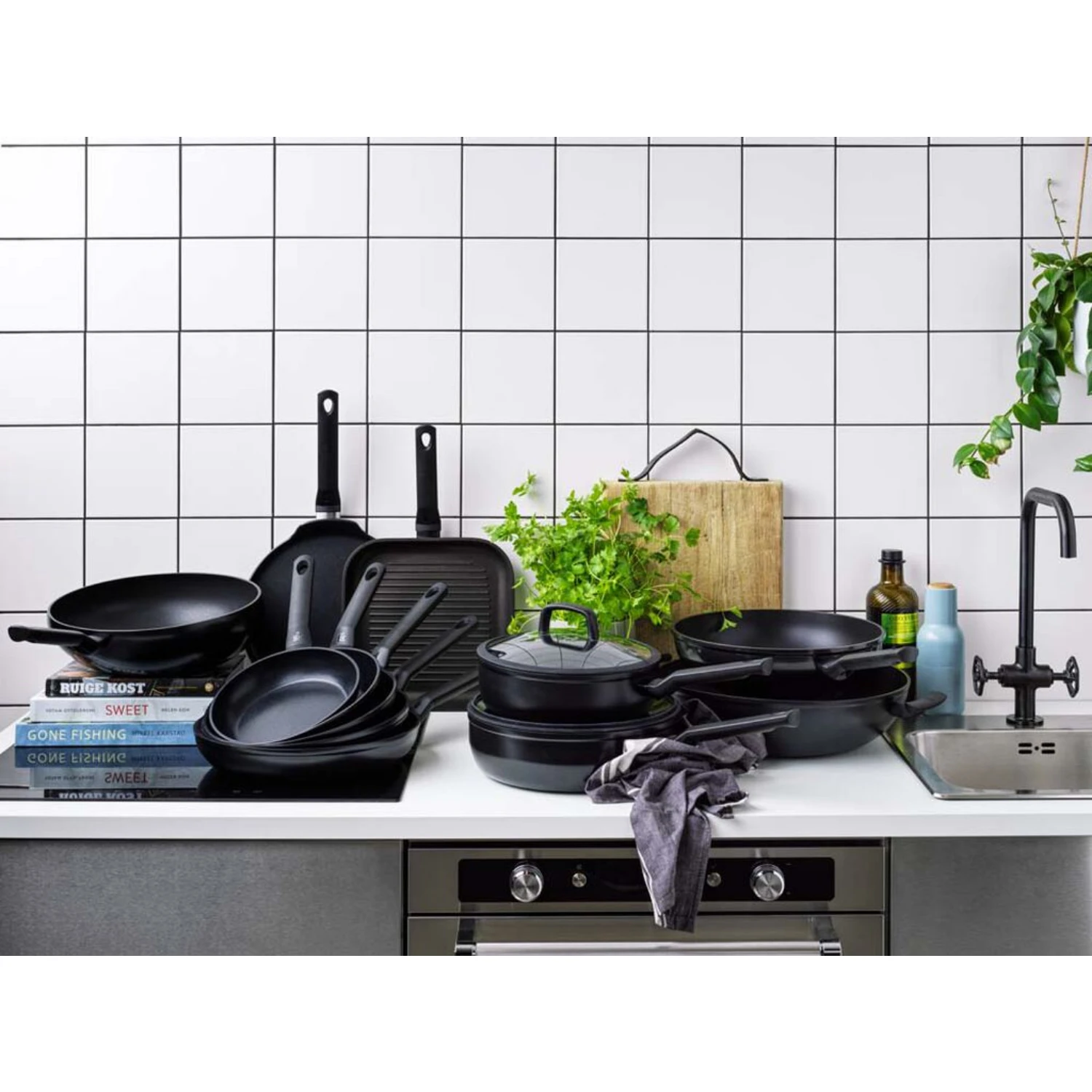 BK Easy Induction Wokpan Ø30 Cm Ceramic 5 BK Easy Induction Wokpan Ø30 Cm Ceramic - Afbeelding 3