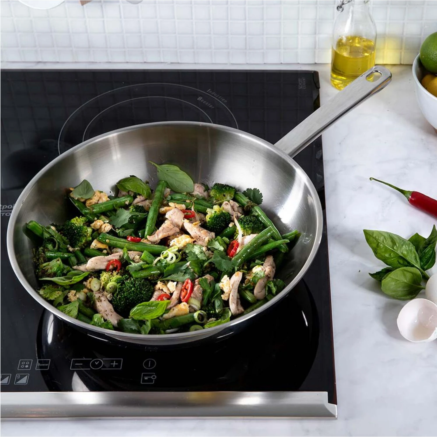 BK Bright Wokpan Ø28 Cm 6 BK Bright Wokpan Ø28 Cm - Afbeelding 4