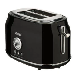 Bourgini Retro Toaster Black